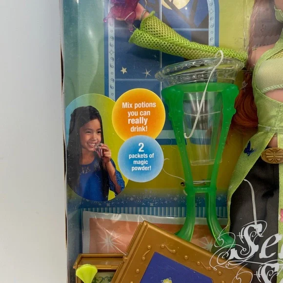 Mattel Secret Spells Kayla Doll red hair New In Box B2789 Butterfly Trick Book - Picture 4 of 13